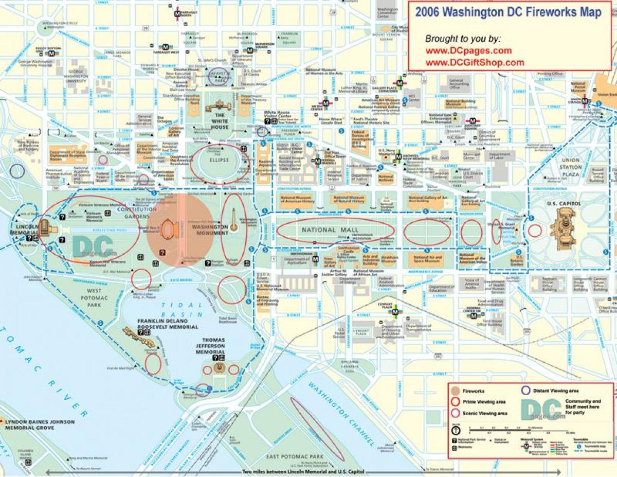 mapa capitol hill white house