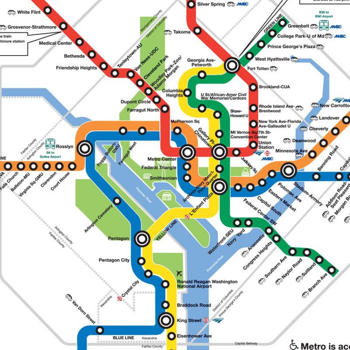 berri dc metro mapa