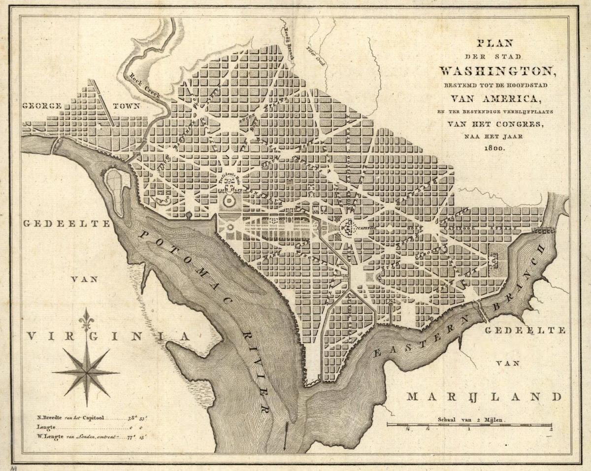 mapa historiko mapa washington dc