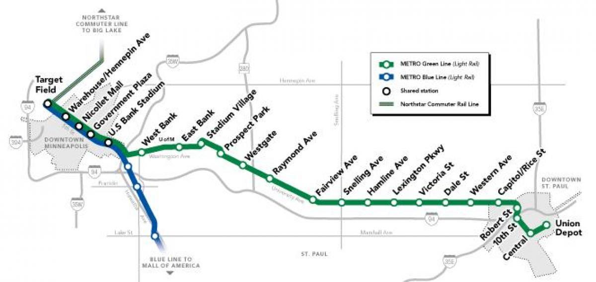 green line dc metro mapa