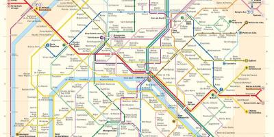 Washington dc metro mapa kaleetan