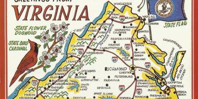 Washington dc virginia mapa