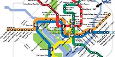 Alkain metro mapa