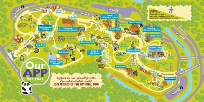 Nazio zoo washington dc mapa